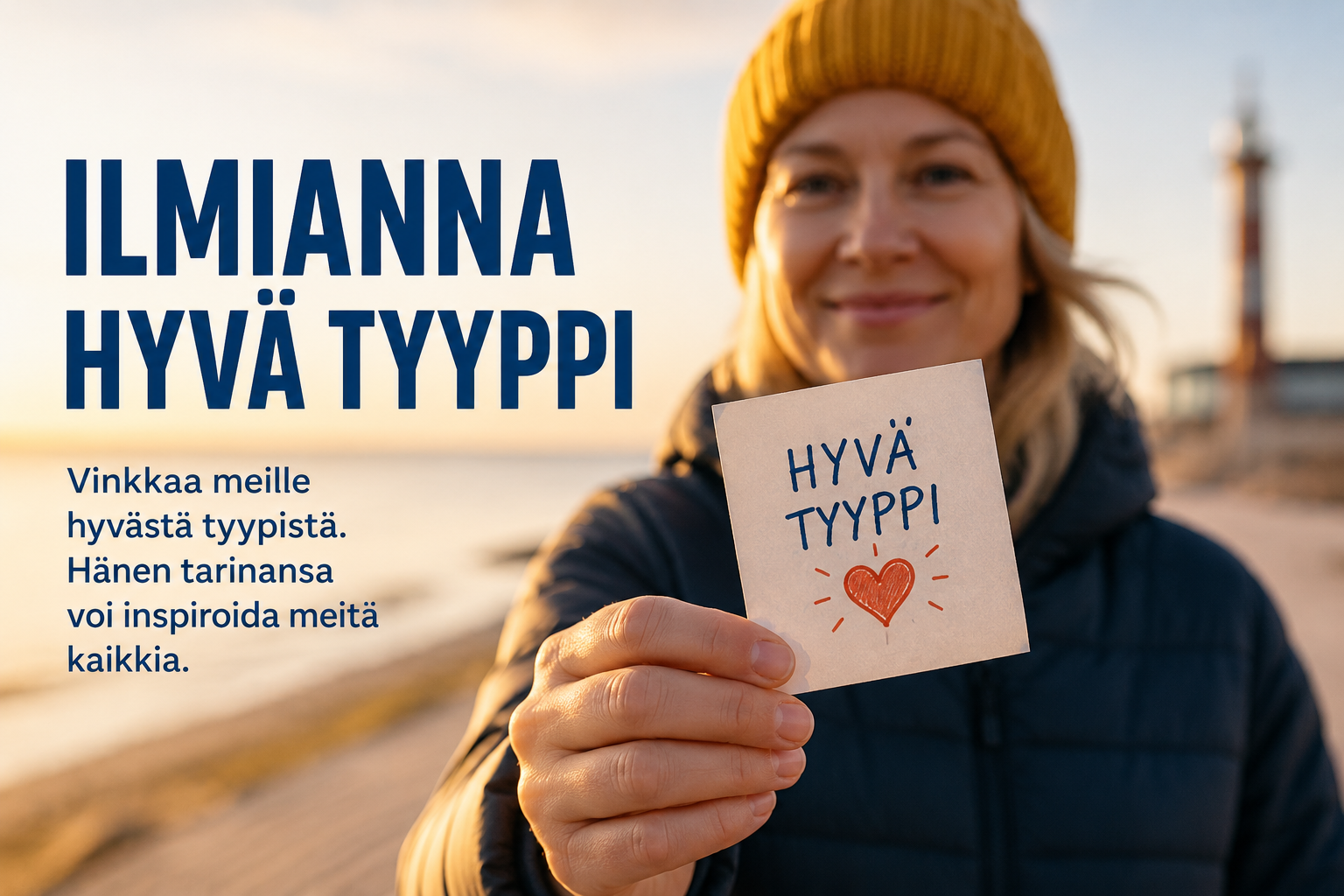 Ilmianna hyvä tyyppi - tavallisten ihmisten tarinat esiin