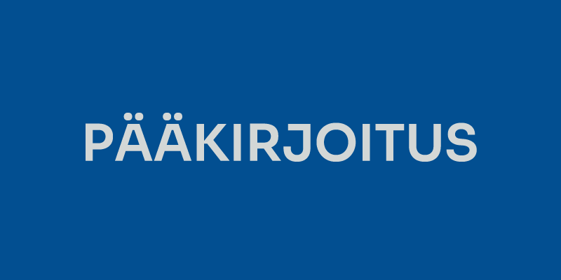 Pääkirjoitus: Kun odotus päättyy